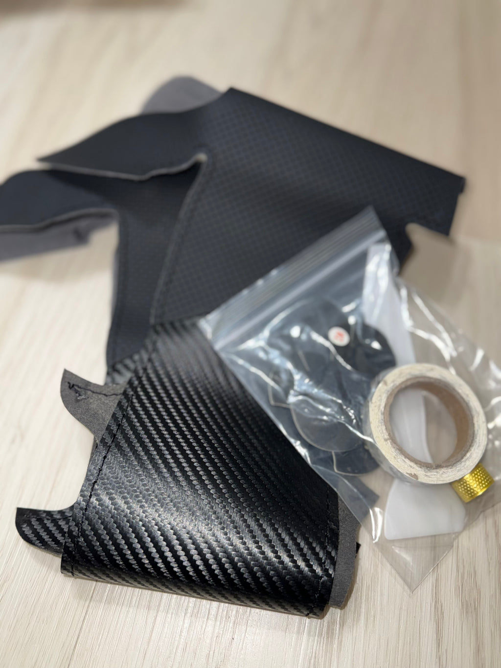 Carbon fiber style and leather steering wheel covers(All makes and models available)