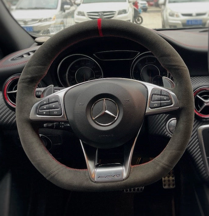 Suede steering wheel cover (Available for all makes and models)