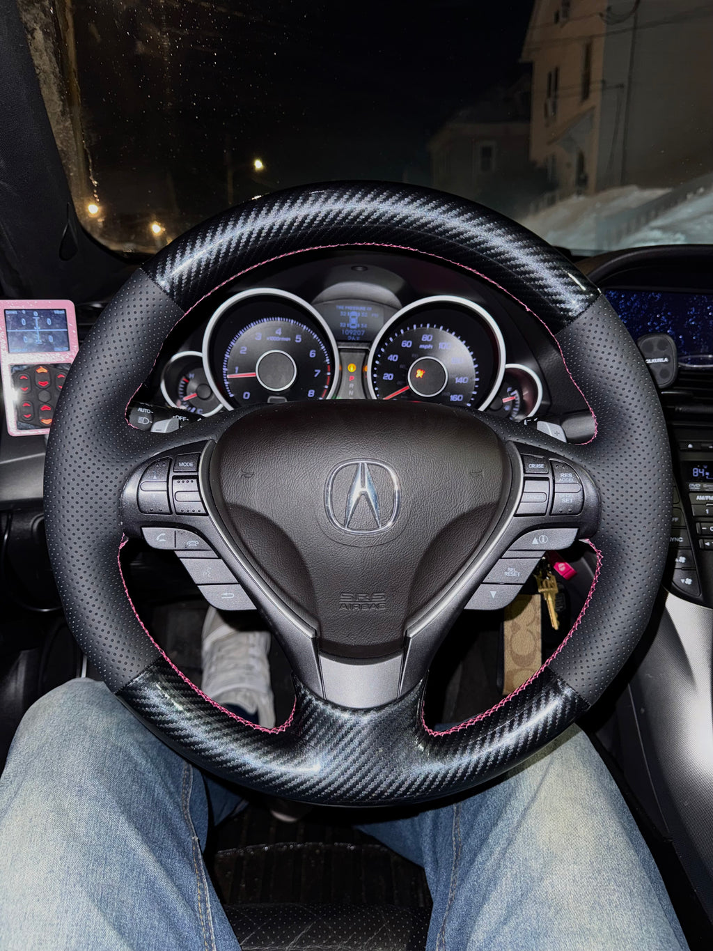 Carbon fiber style and leather steering wheel covers(All makes and models available)