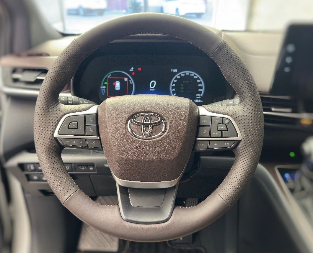 Leather steering wheel covers (Available for all makes and models)