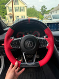 Carbon fiber style and leather steering wheel covers(All makes and models available)